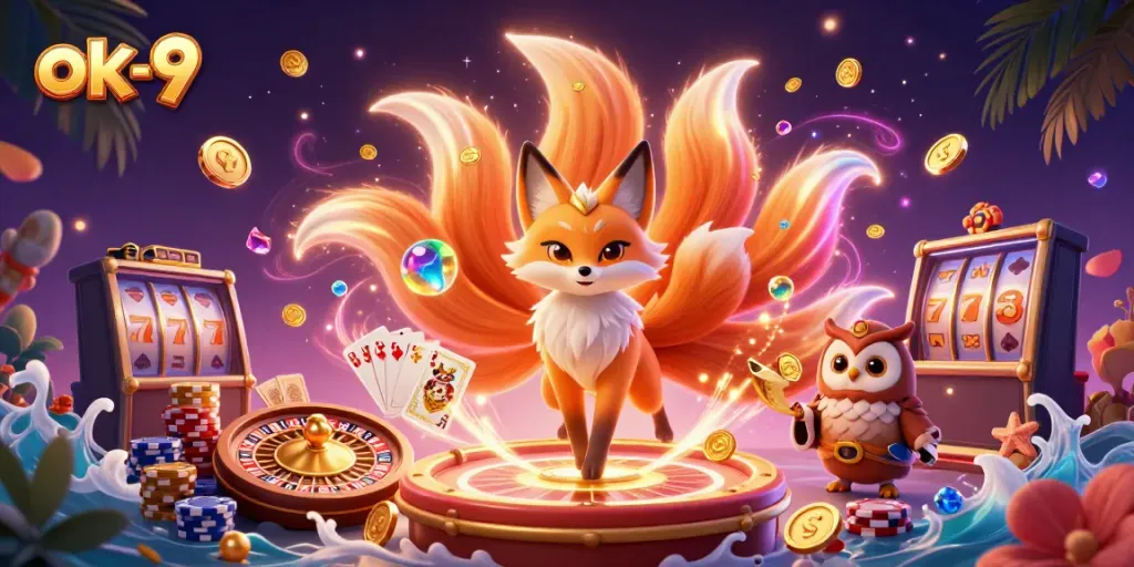 Experience the thrill of ok-9 casino adventures with vibrant characters and dazzling game elements.