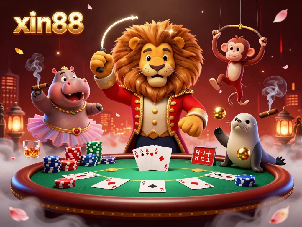 Experience the dynamic gaming excitement with xin88 featuring vibrant characters and casino elements.