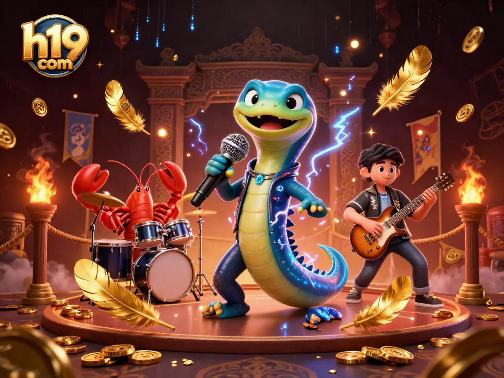Engage with h19 com's underwater casino magic through vibrant DJ performances and lively gaming elements.