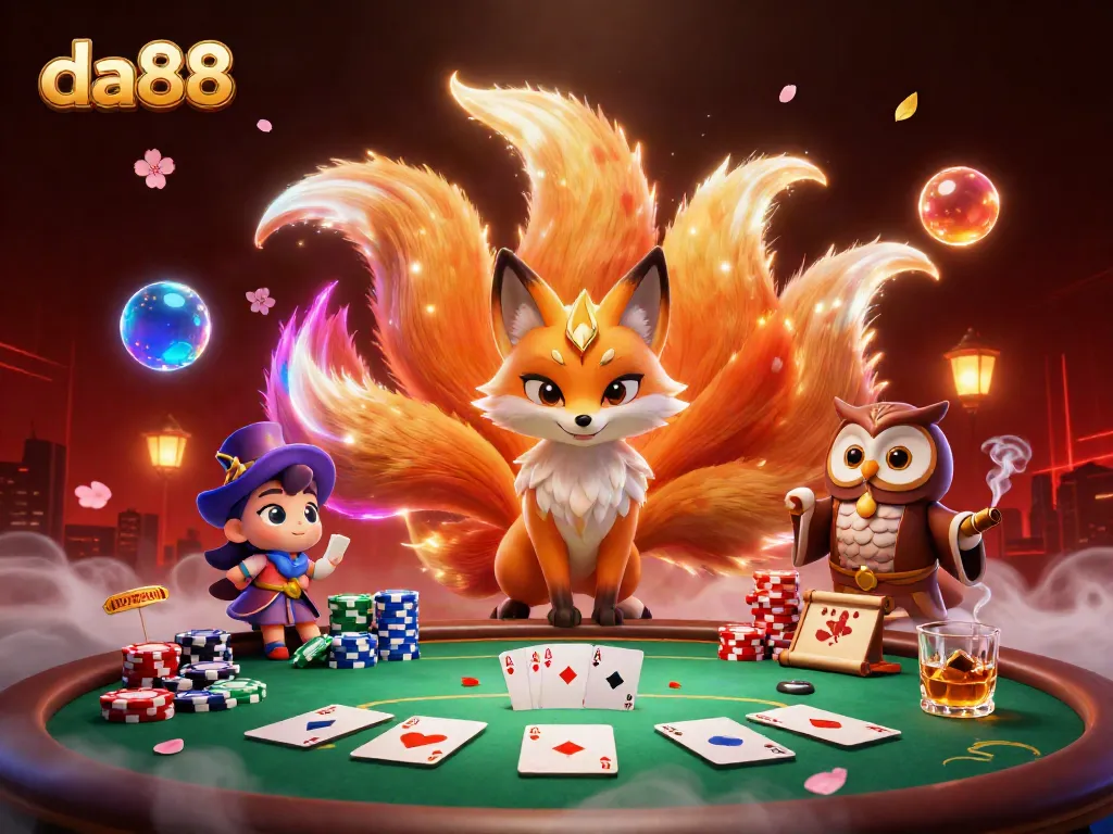 Experience exhilarating gameplay at da88 with colorful characters and vibrant casino elements.